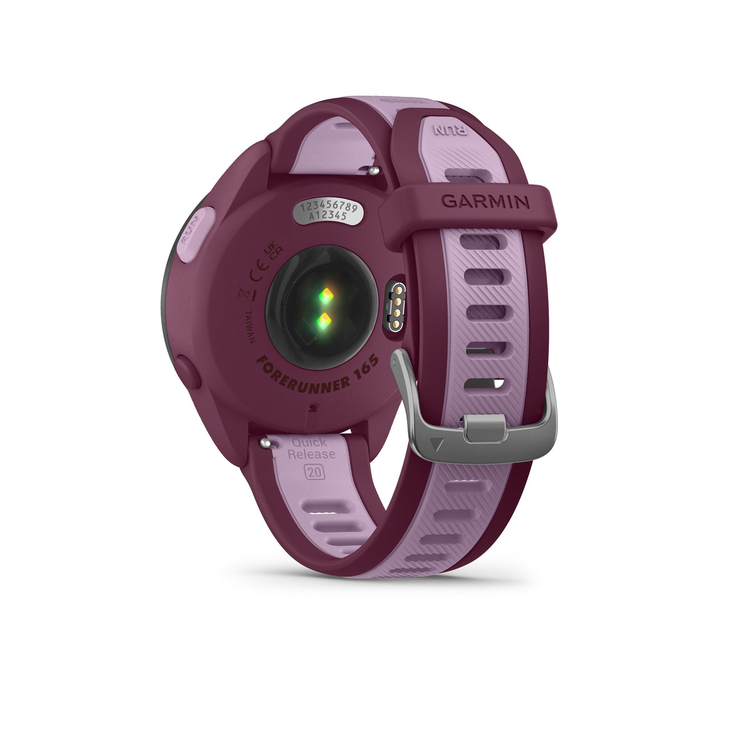 Garmin Forerunner 165 Music GPS Running Smartwatch and Fitness Tracker with Heart Rate - Berry/Lilac