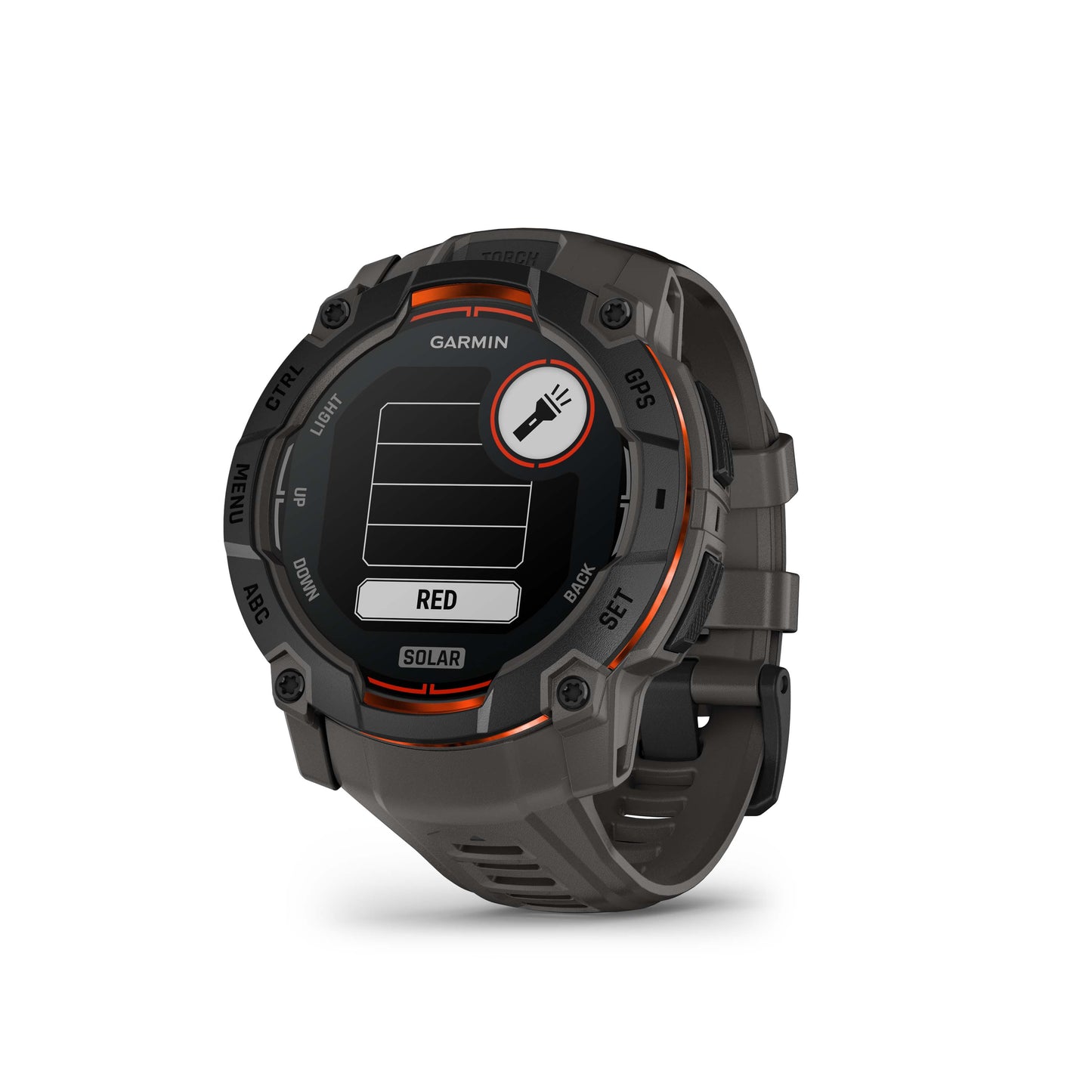 Garmin Instinct® 3 AMOLED GPS Smartwatch with Solar Charging - 50-mm - Charcoal