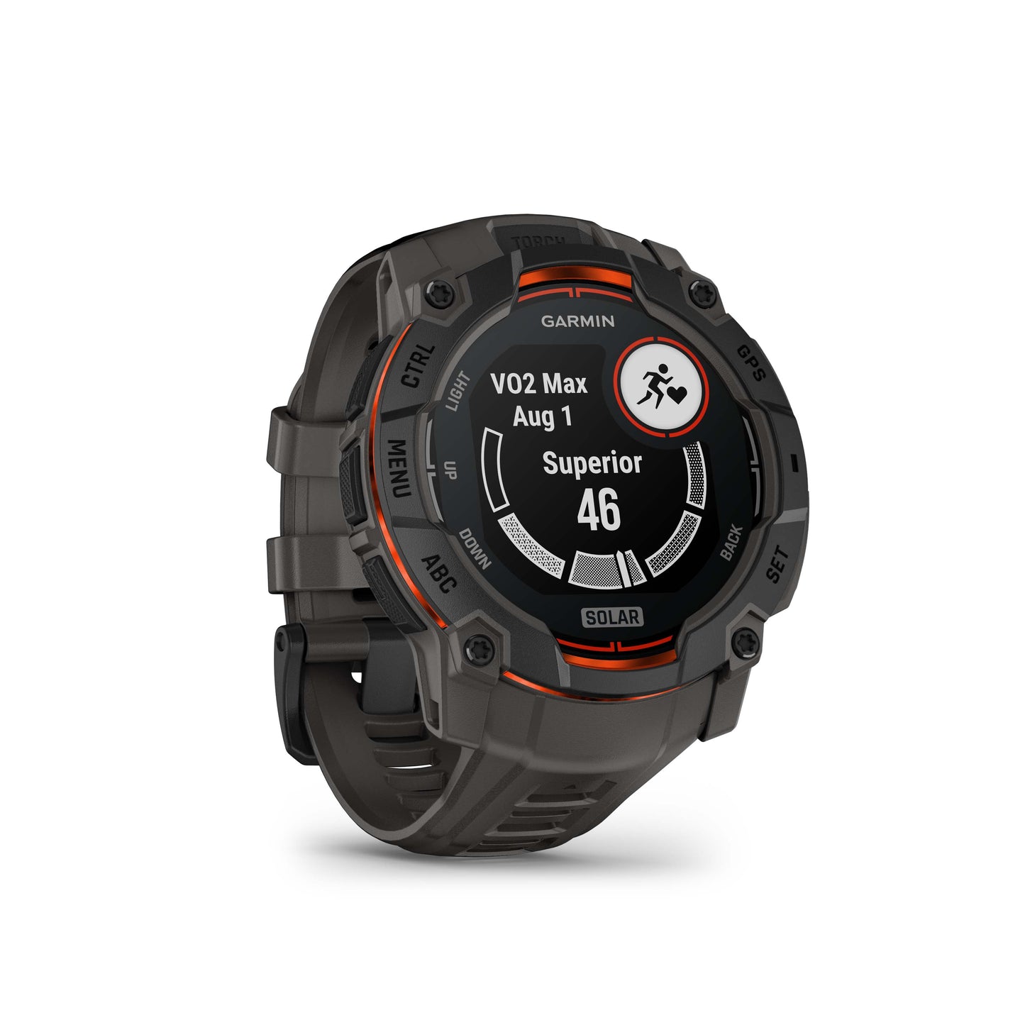 Garmin Instinct® 3 AMOLED GPS Smartwatch with Solar Charging - 50-mm - Charcoal