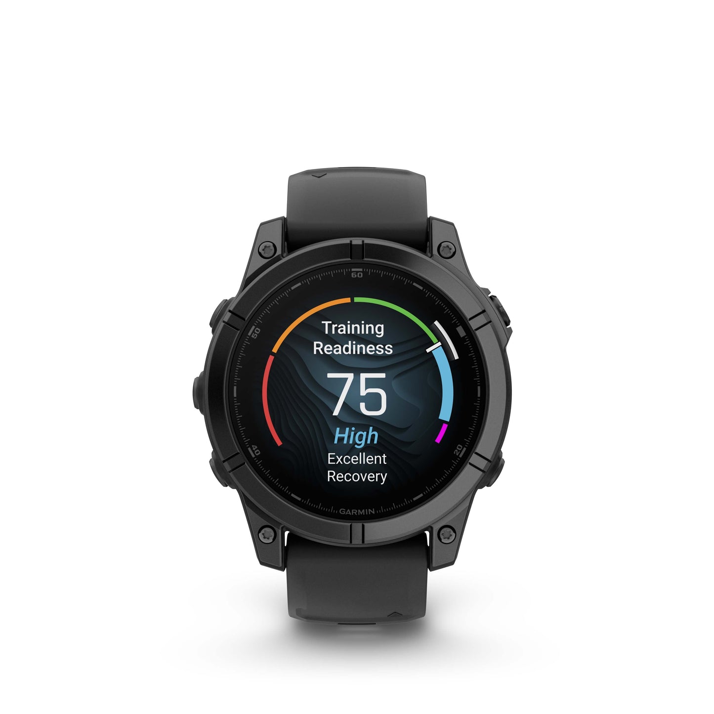 Garmin fēnix® E AMOLED Display GPS Smartwatch - 47-mm - Slate Grey Steel Bezel with Black Silicone Band