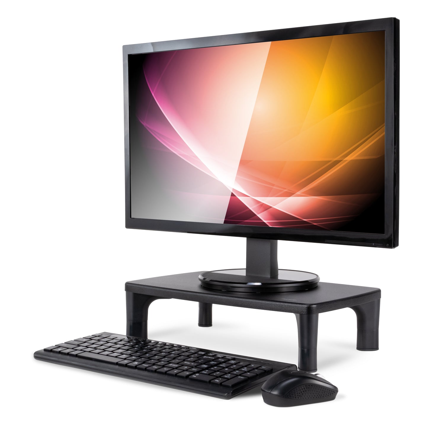 Allsop Hi-Lo Adjustable Monitor Stand - Black