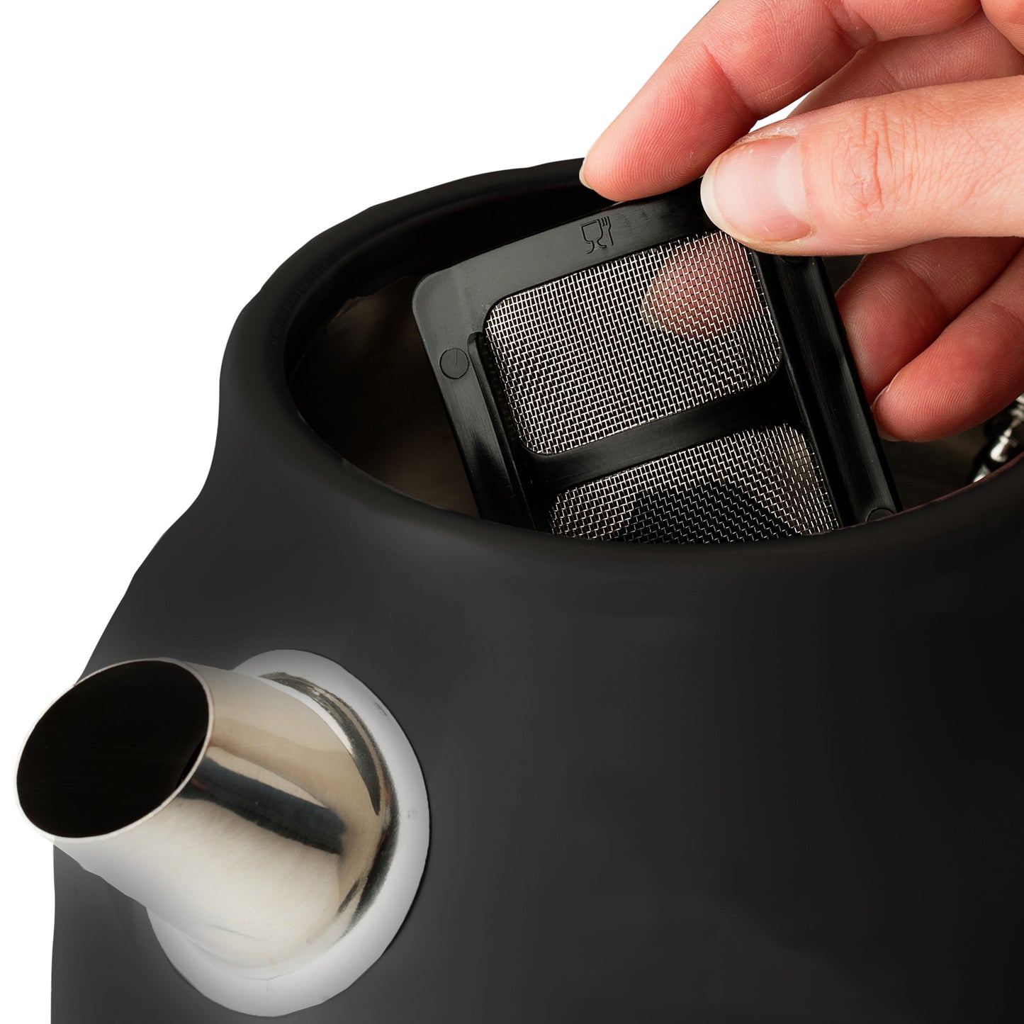 Haden Dorset 1.7L Electric Kettle - Black & Copper