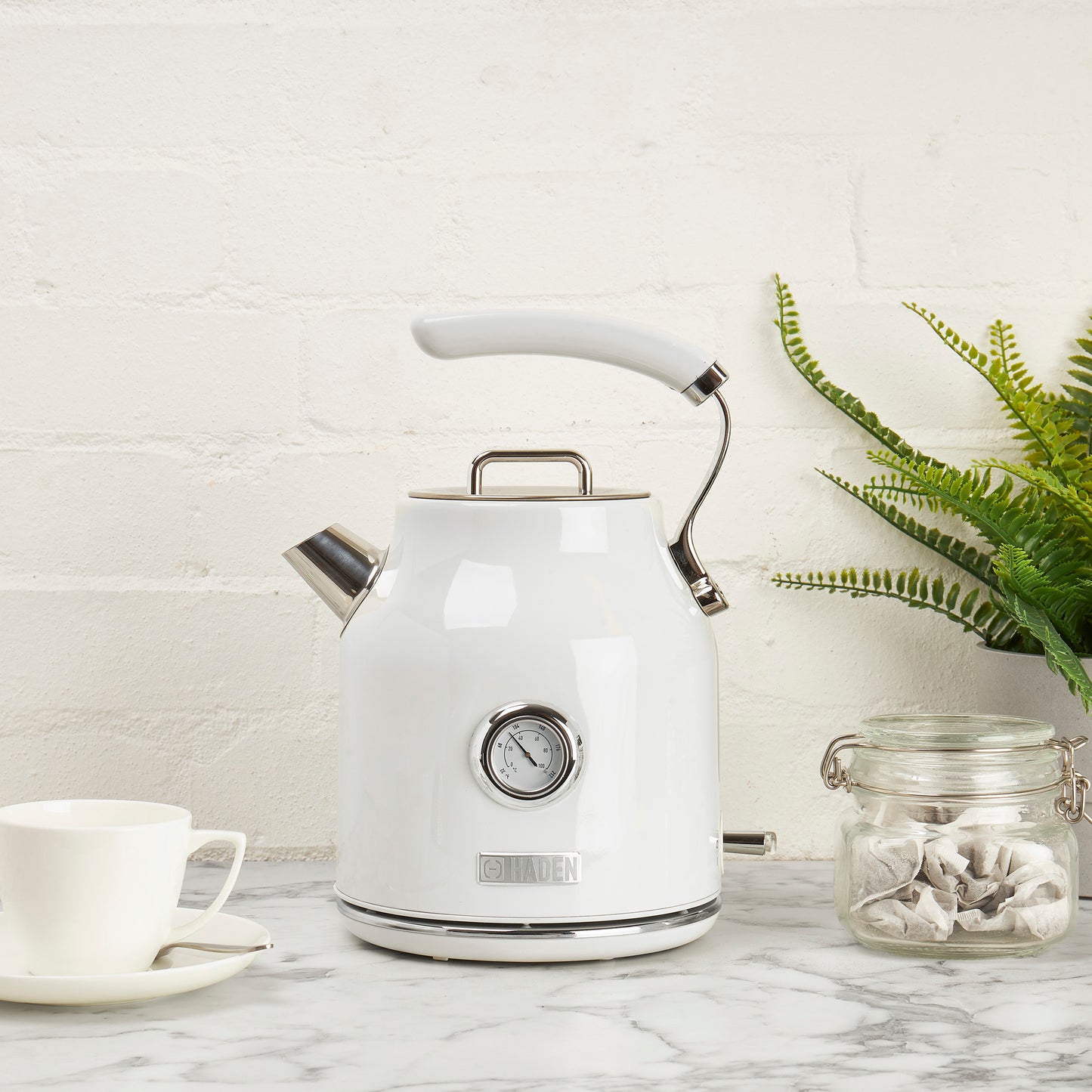 Haden Dorset 1.7L Electric Kettle - Ivory