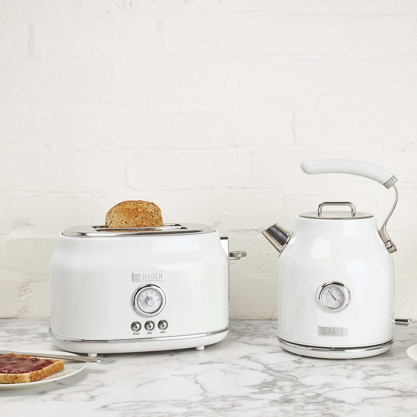 Haden Dorset 1.7L Electric Kettle - Ivory