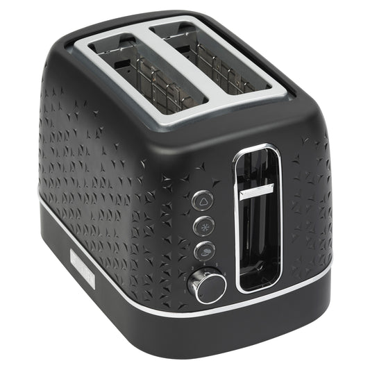 Haden Starbeck 2-Slice Wide Slot Toaster - Black