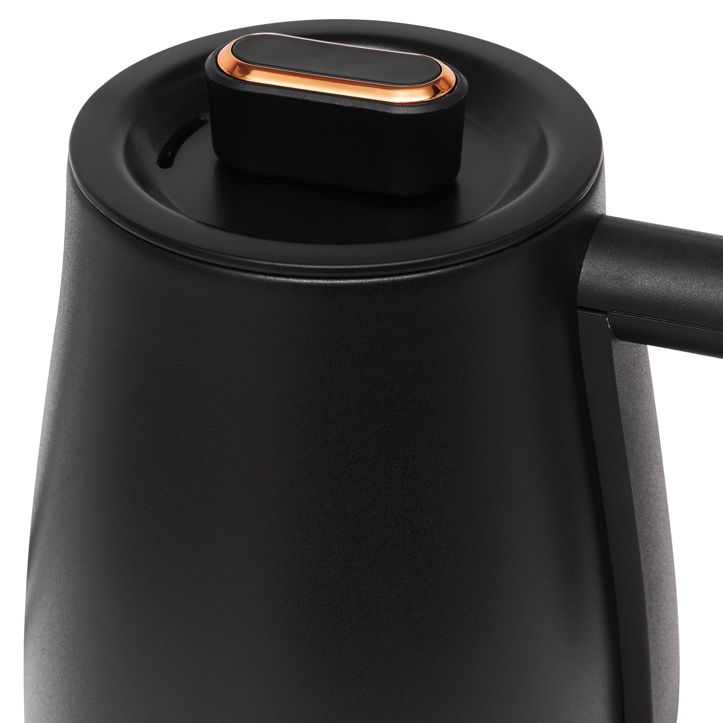 Haden Gooseneck Cordless Electric Kettle Black and Copper