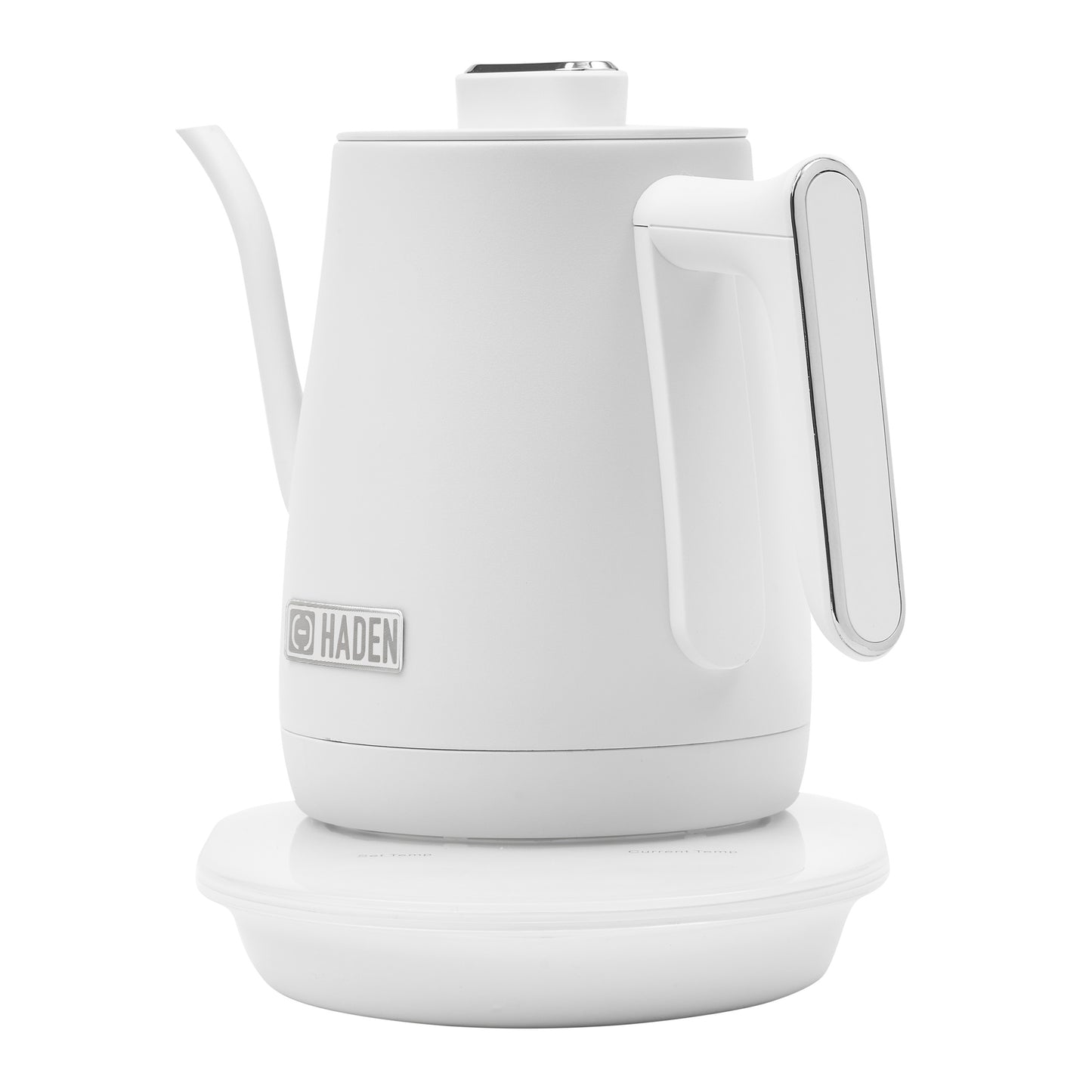 Haden Gooseneck Cordless Electric Kettle Ivory and Chrome