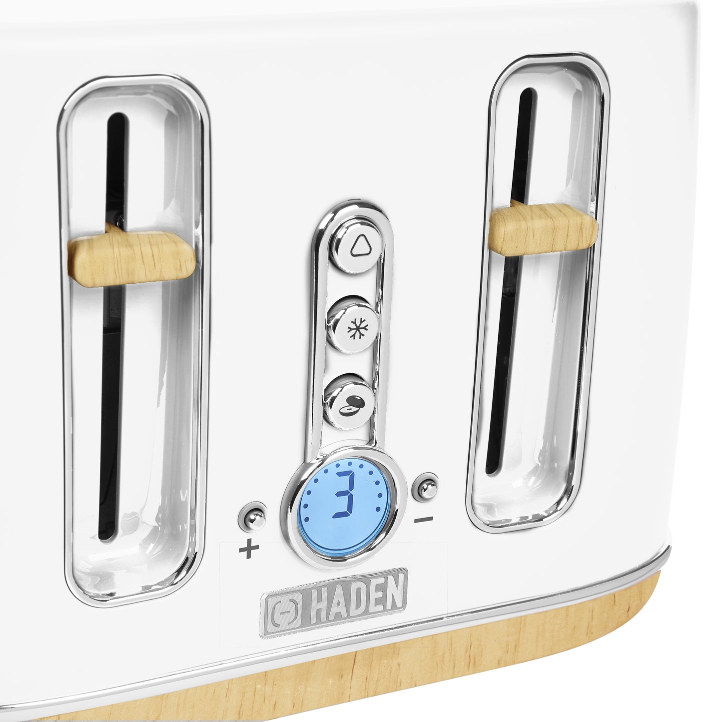 Haden Dorchester 4-Slice Toaster - Matte White