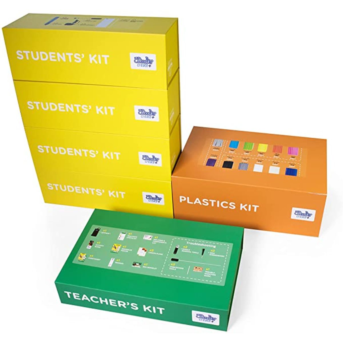 3Doodler Create Plus Learning Pack 12 Pens, 1200pc Plastic