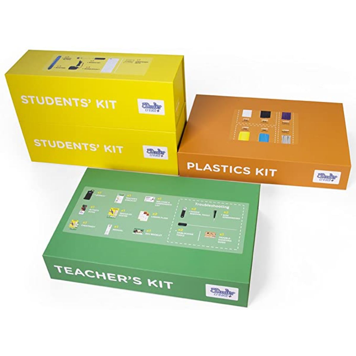 3Doodler Create Plus Learning Pack 6 Pens, 600pc Plastics