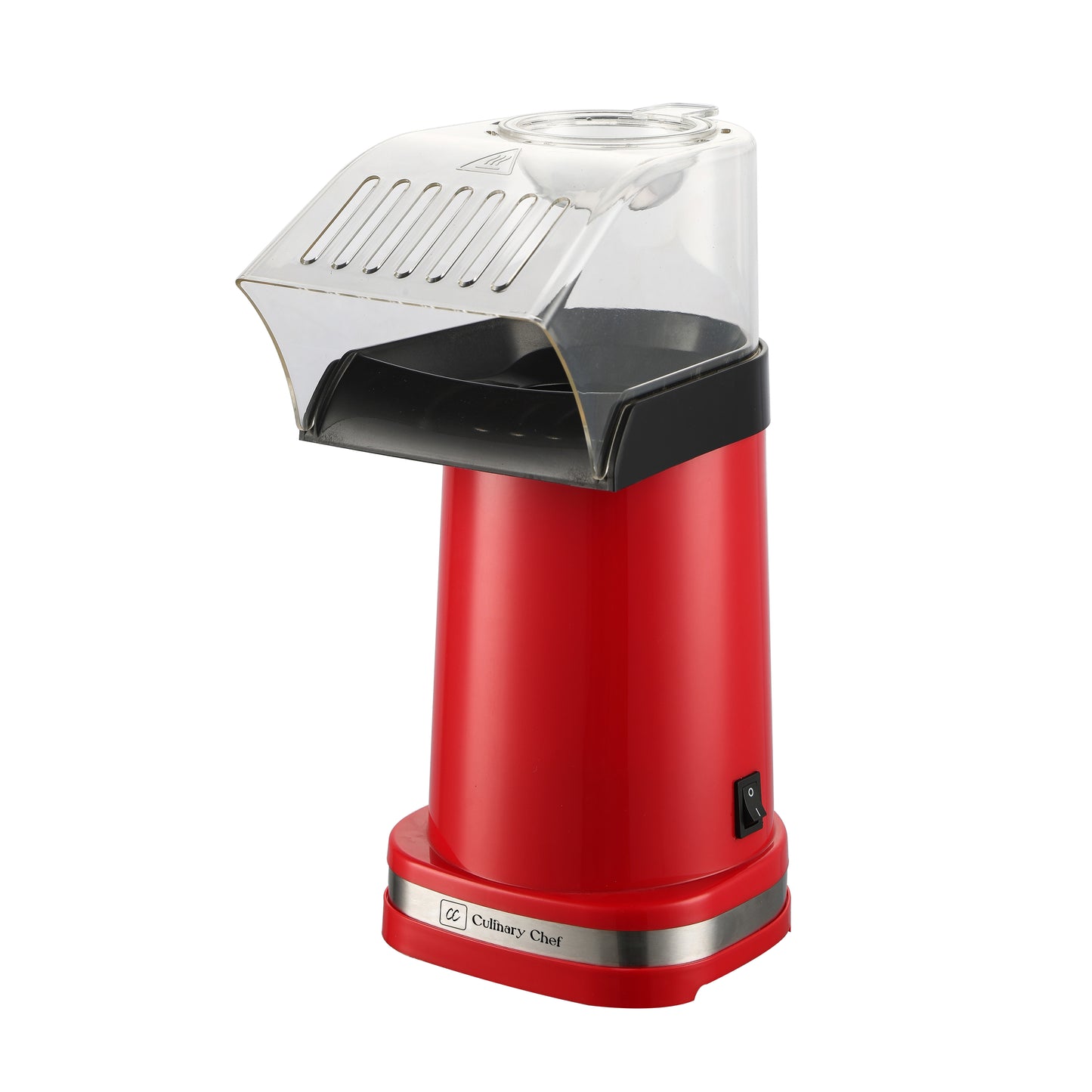 Culinary Chef Deluxe Hot Air Popcorn Maker - Red