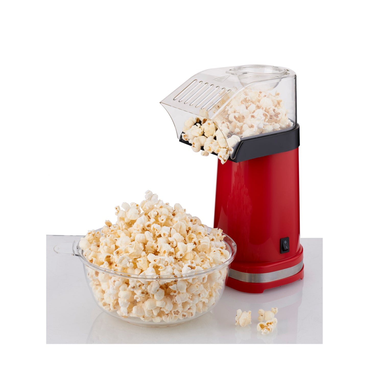 Culinary Chef Deluxe Hot Air Popcorn Maker - Red