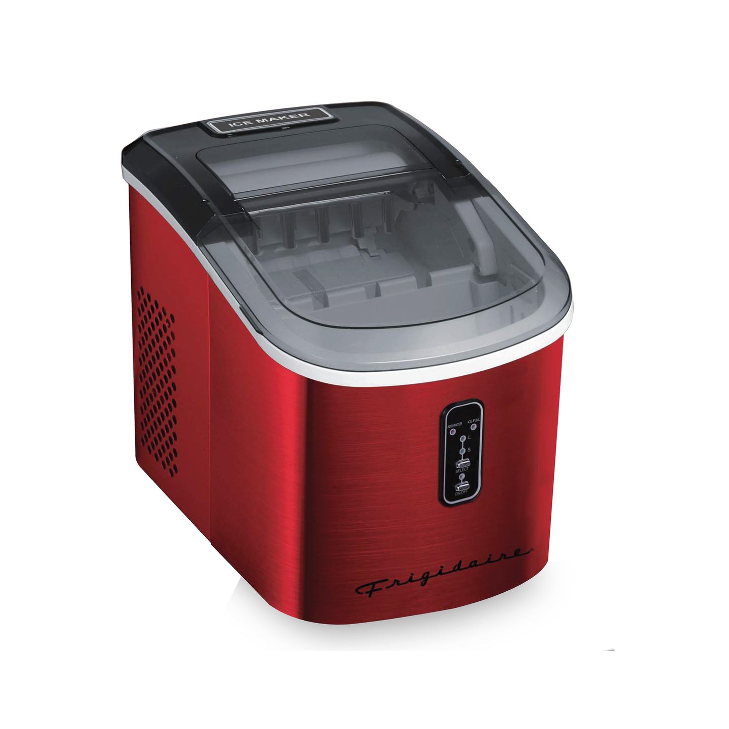 Frigidaire Stainless Steel Ice Maker - Stainless Steel Red