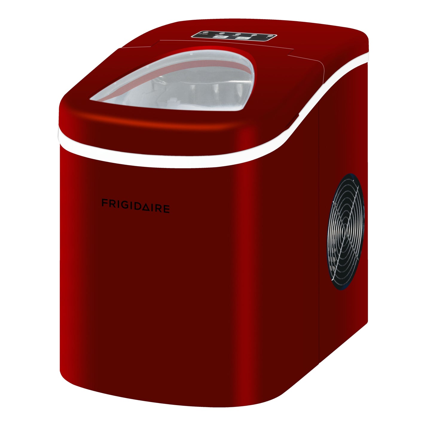 Frigidaire Countertop Compact Ice Maker with 11.79-kg (26-lb) Capacity Production per Day - Red