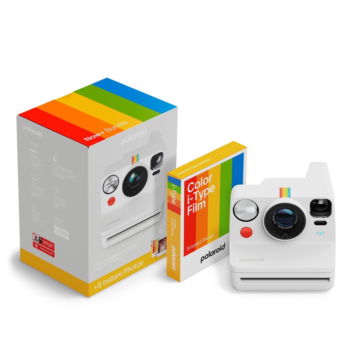 Polaroid Now+ Generation 3 White + Color Film Bundle (8 photos)