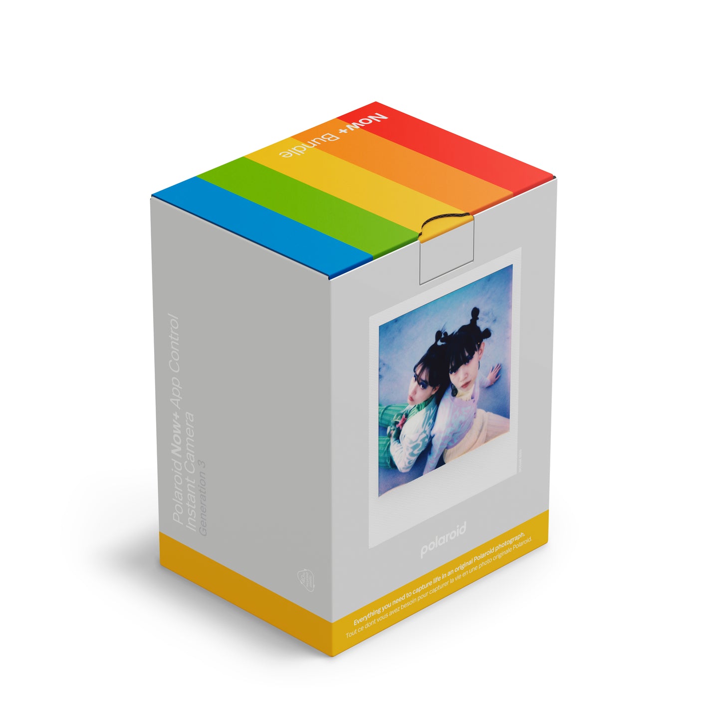 Polaroid Now+ Generation 3 White + Color Film Bundle (8 photos)