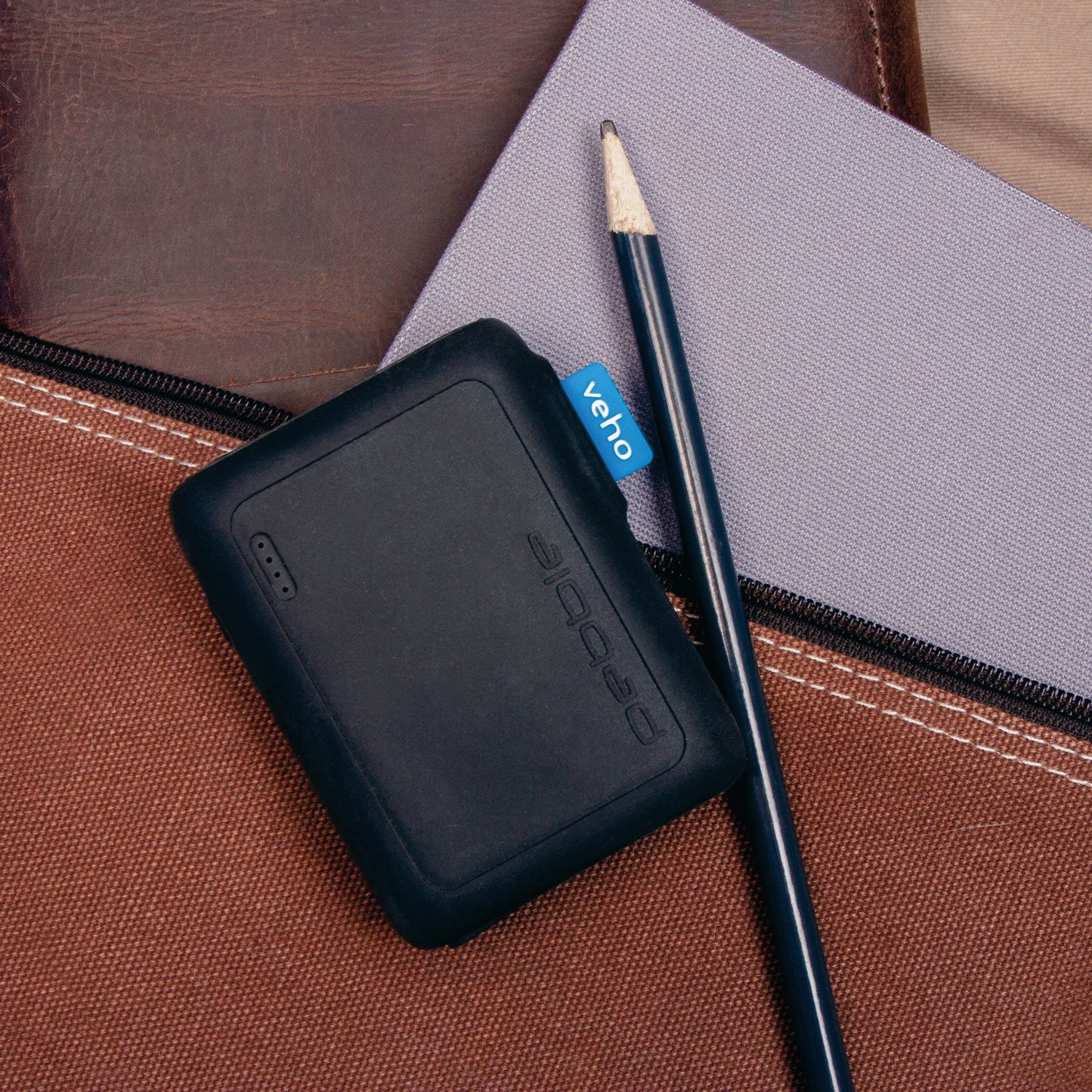 Veho Pebble PZ-12 Rugged Portable Power Bank - 10,000mAh - Black