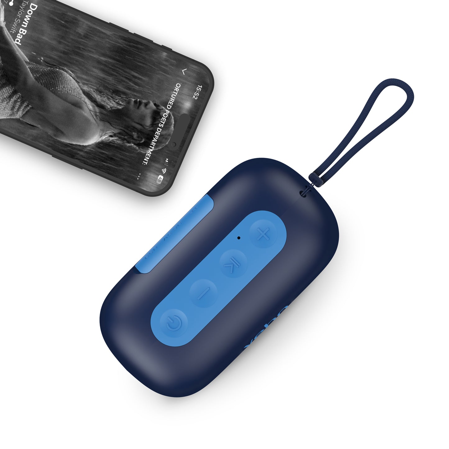 Veho MZ4 Bluetooth Wireless Speaker with Built-in Mic and TWS - Blue