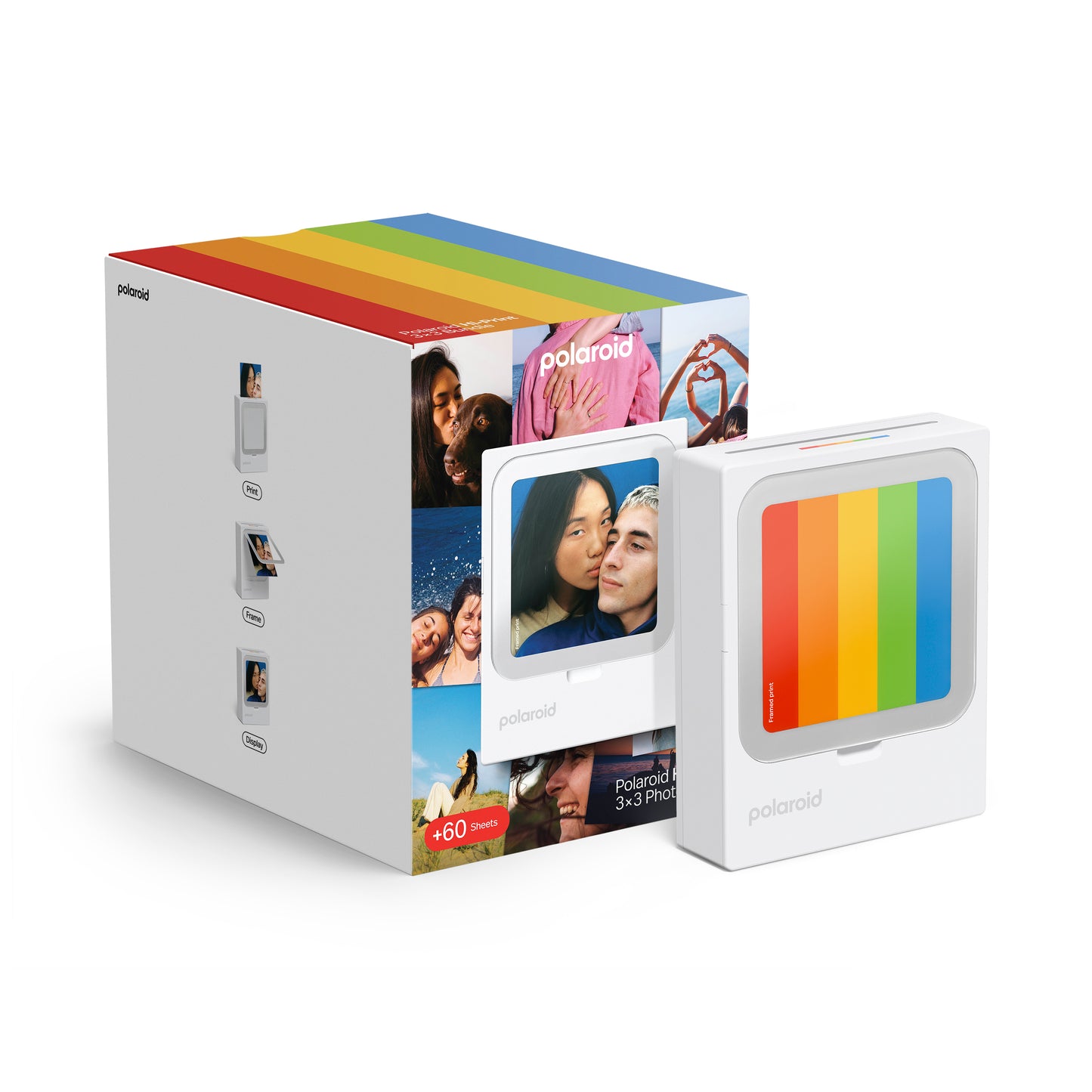 Polaroid HiPrint 3x3 Pocket Photo Printer - White (60 Sheets)
