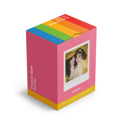 Polaroid Now Generation 3 - Pink + Colour Film Bundle (8 Photos)
