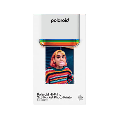 Polaroid HiPrint Generation 2 2×3 Pocket Photo Printer - White 