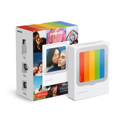Polaroid HiPrint 3x3 Pocket Photo Printer - White (10 Sheets)