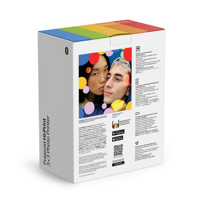 Polaroid HiPrint 3x3 Pocket Photo Printer - White (10 Sheets)