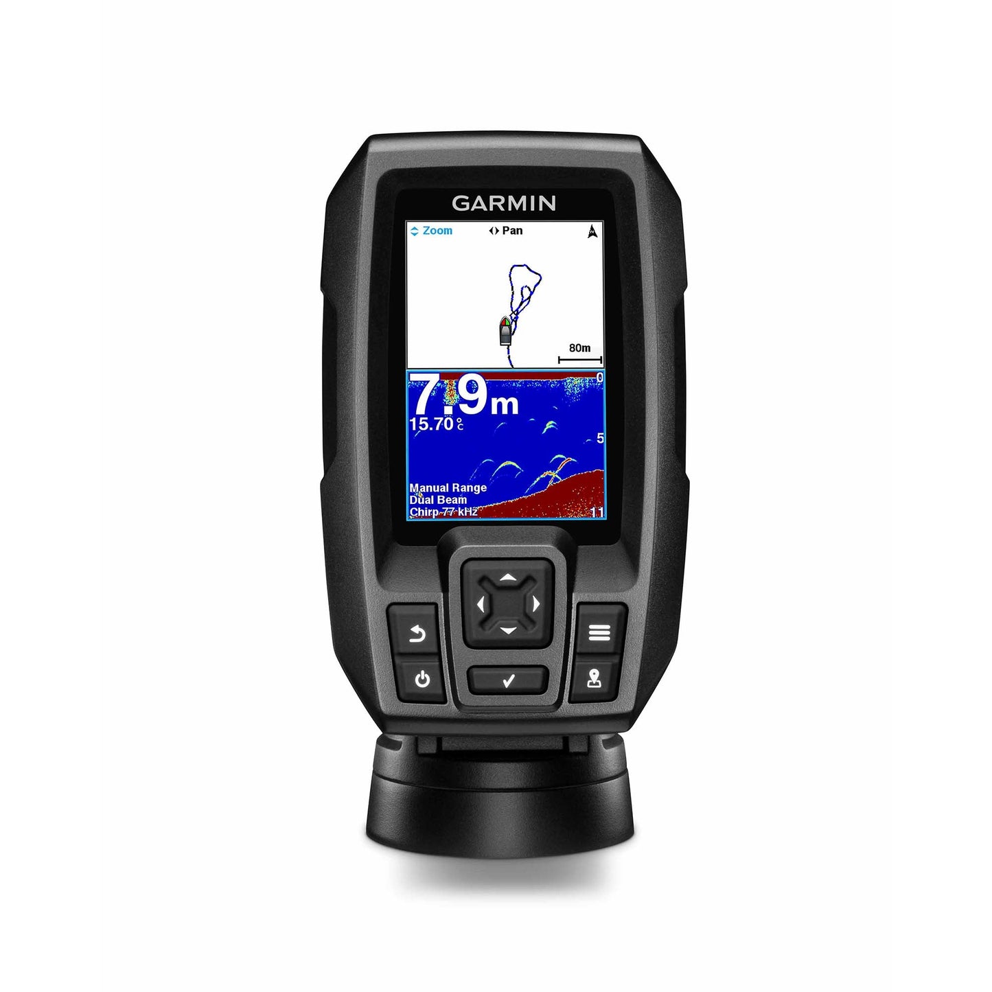 Garmin STRIKER 4 Fish Finder with Dual-Beam Transducer - Grey