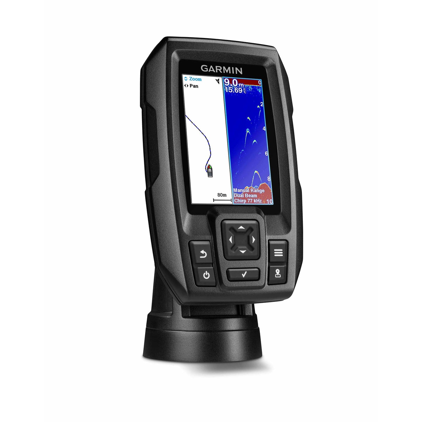 Garmin STRIKER 4 Fish Finder Portable Kit with Dual-Beam Transducer - Black