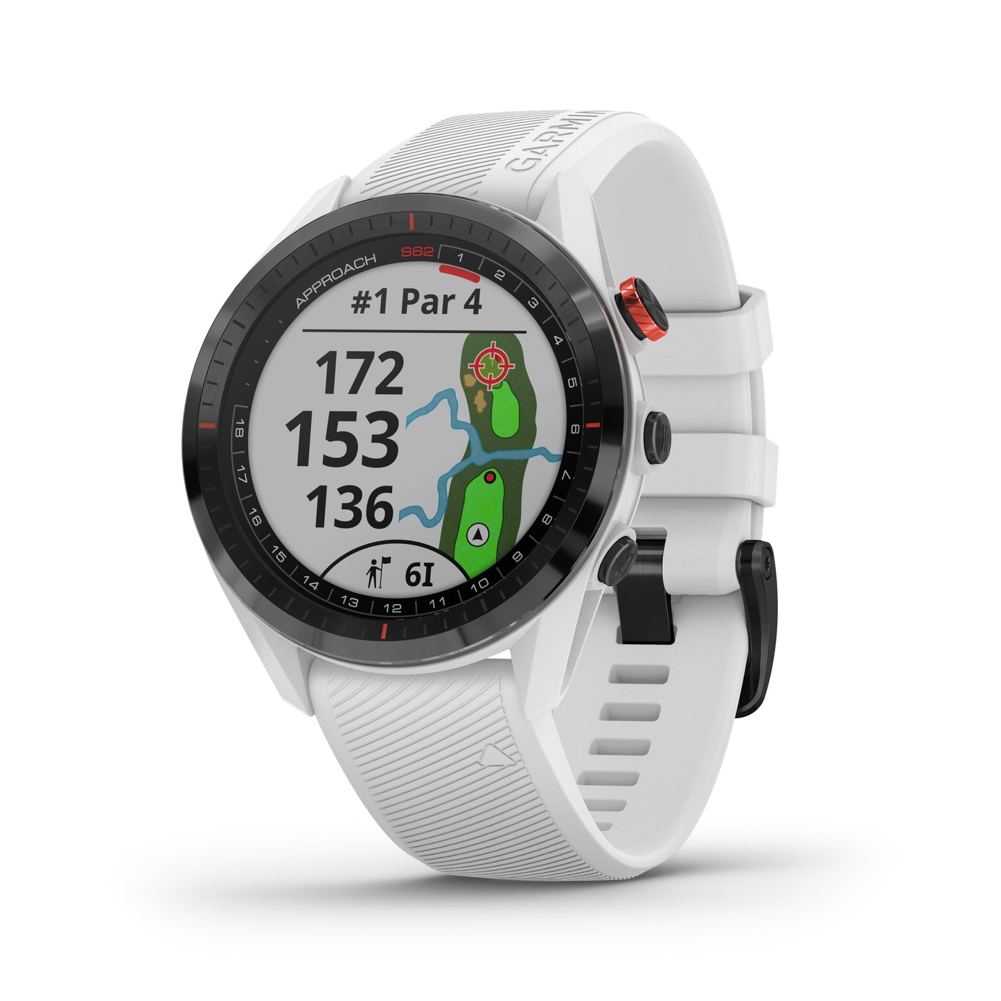 Garmin Approach S62 Premium GPS Golfing Smartwatch - White