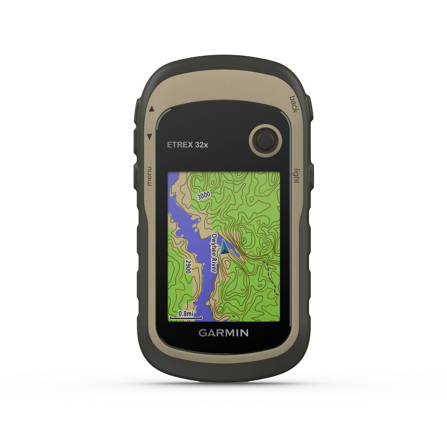 Garmin eTrex 32x Rugged Handheld GPS with Compass and Barometric Altimeter - Brown