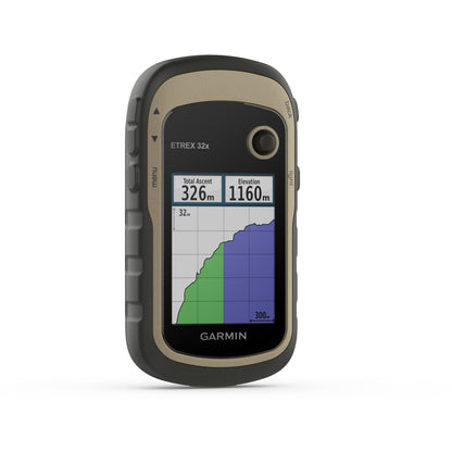 Garmin eTrex 32x Rugged Handheld GPS with Compass and Barometric Altimeter - Brown