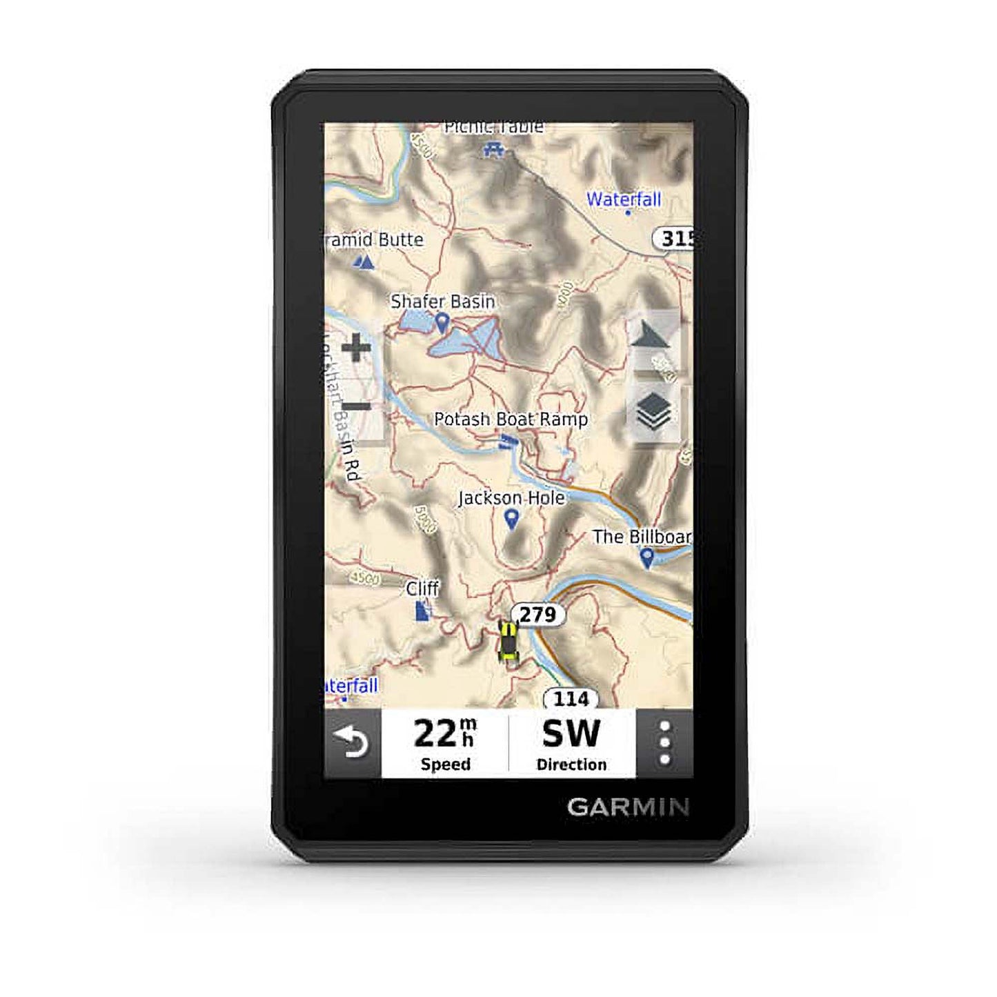 Garmin Tread GPS Powersport Off-Road Navigator with Topographic Mapping - Black