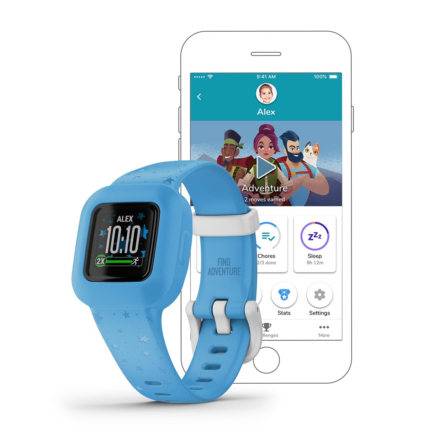 Garmin vivofit Jr. 3 Kids Fitness Tracker - Blue