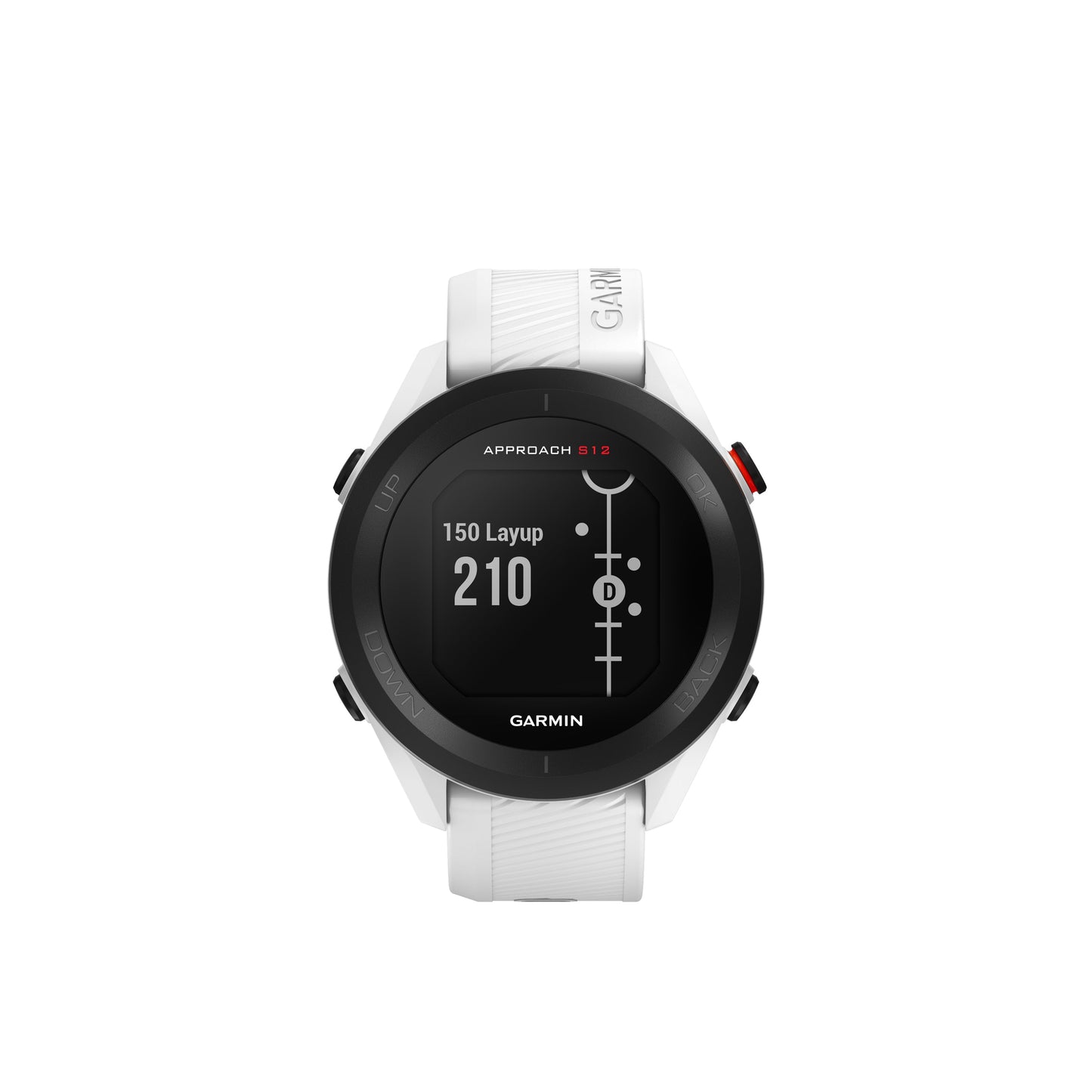 Garmin Approach S12 GPS Golfing Smartwatch - White