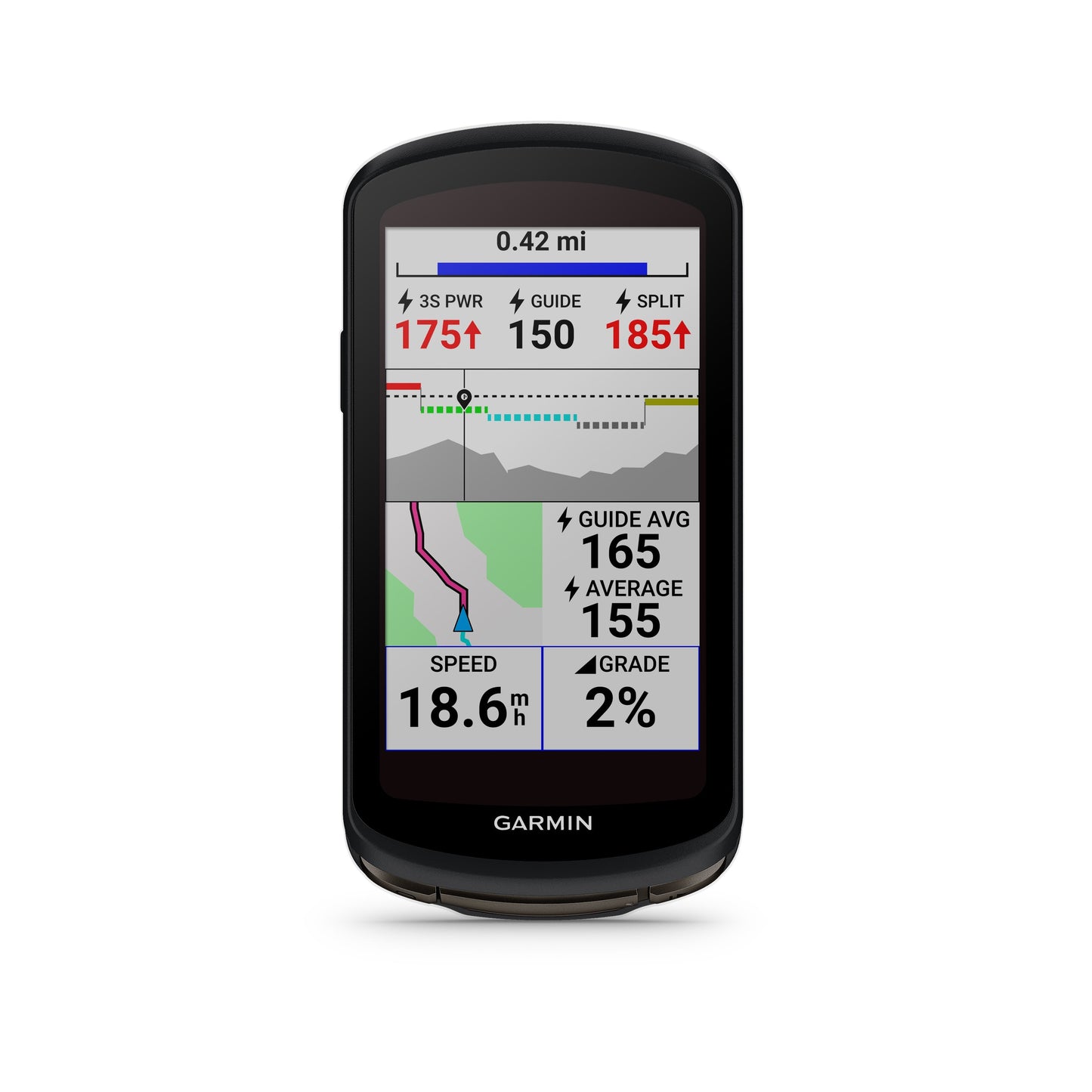 Garmin Edge® 1040 Solar Cycling Computer with GPS - Device Only - Black