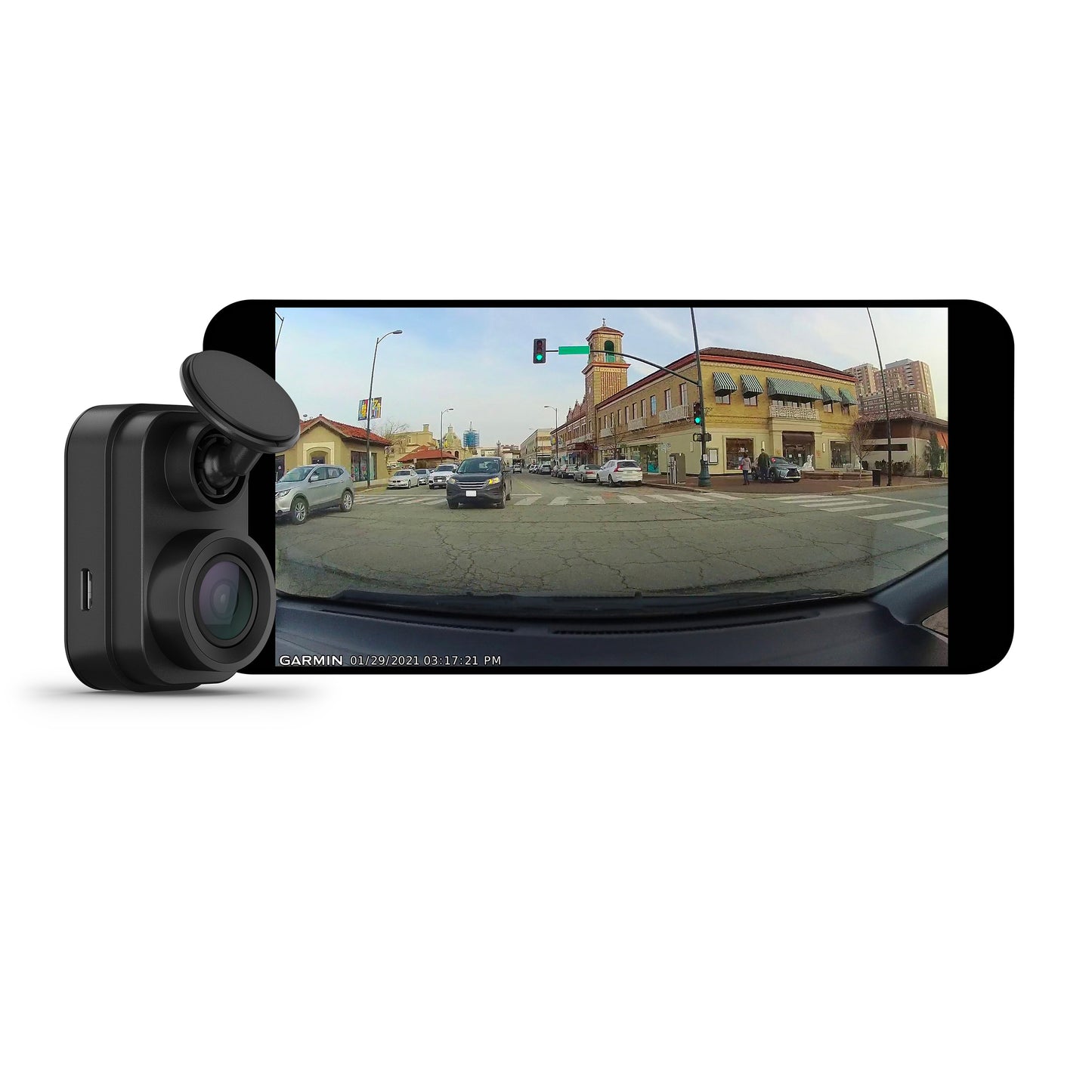 Garmin 1080P Dash Cam Mini 2 with 140 Degree Field of View - Black