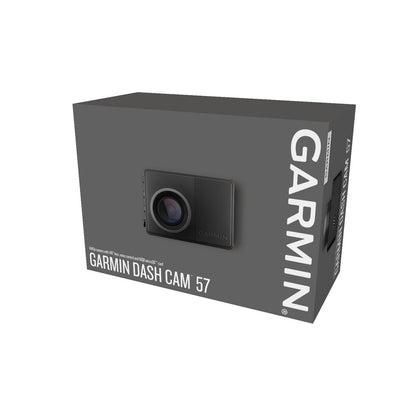 Garmin 1440p Dash Cam 57 with 140 Degree Field of View - Black