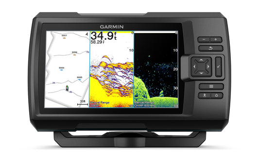 Garmin Striker Vivid 7cv 7-in Display Fishfinder with GT20-TM Transducer, GPS and Wi-Fi Connectivity - Black