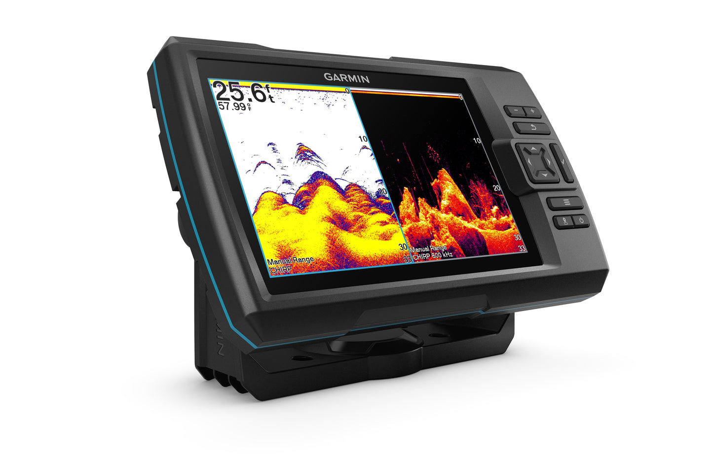 Garmin Striker Vivid 7cv 7-in Display Fishfinder with GT20-TM Transducer, GPS and Wi-Fi Connectivity - Black