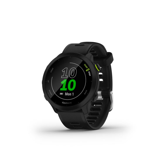 Garmin Forerunner 55 GPS Running Smartwatch and Fitness Tracking - Black