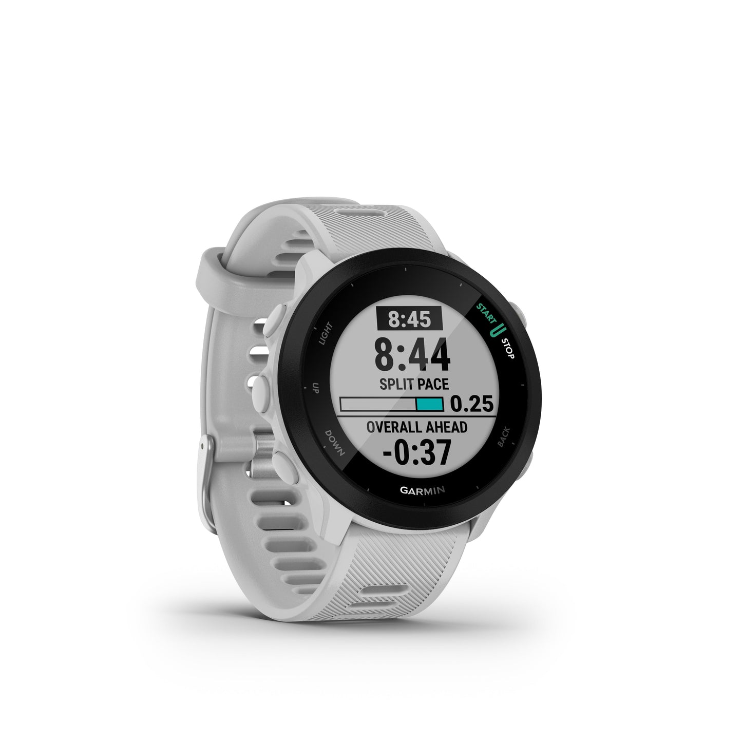 Garmin Forerunner 55 GPS Running Smartwatch and Fitness Tracking - White