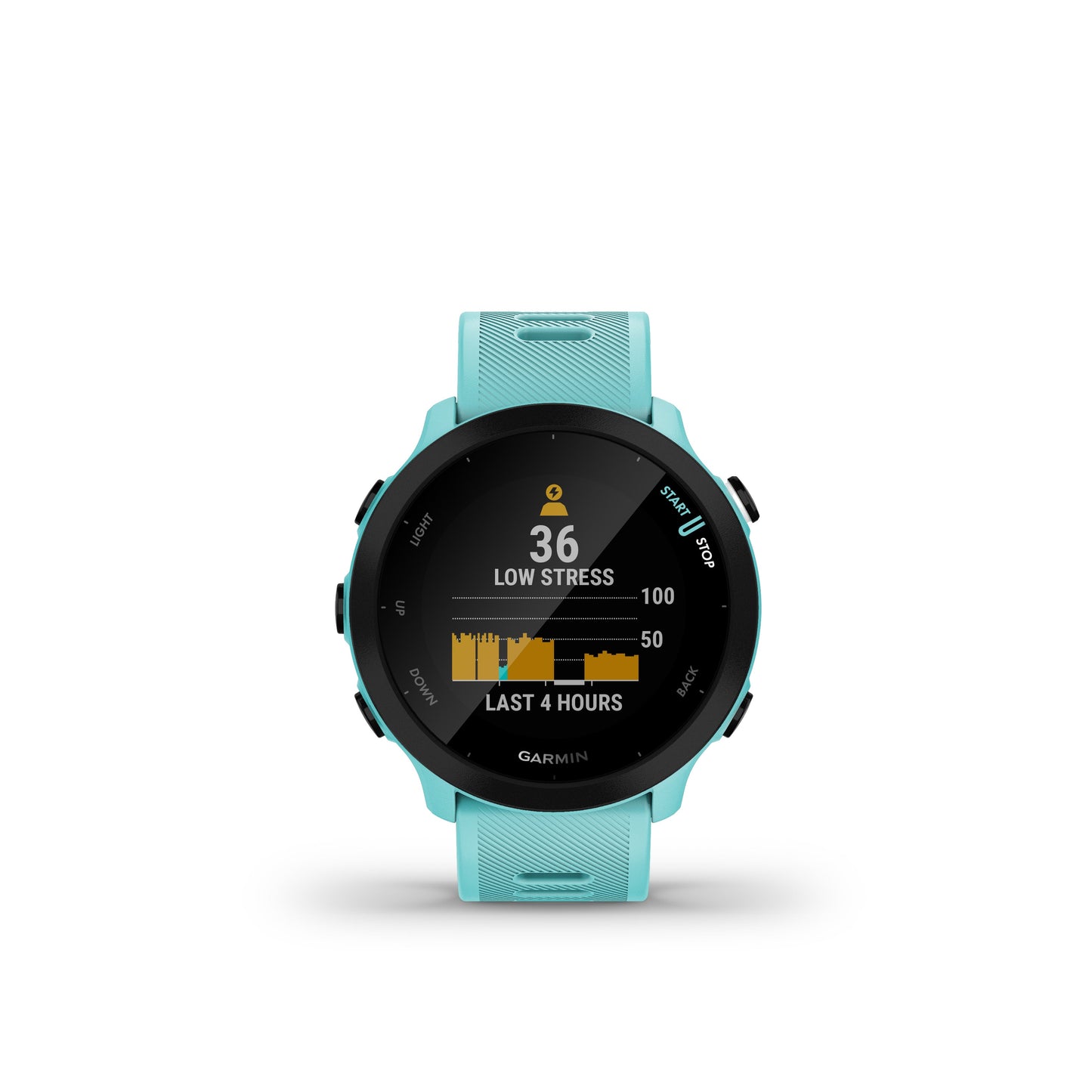 Garmin Forerunner 55 GPS Running Smartwatch and Fitness Tracking - Aqua