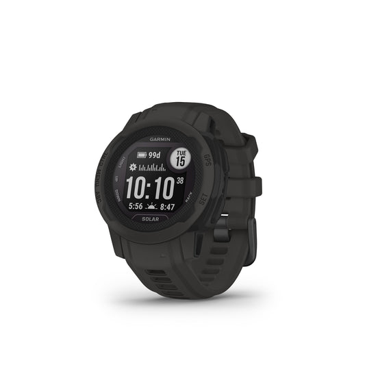 Garmin Instinct 2S Rugged GPS Smartwatch and Fitness Tracker with Solar Charging - Graphite