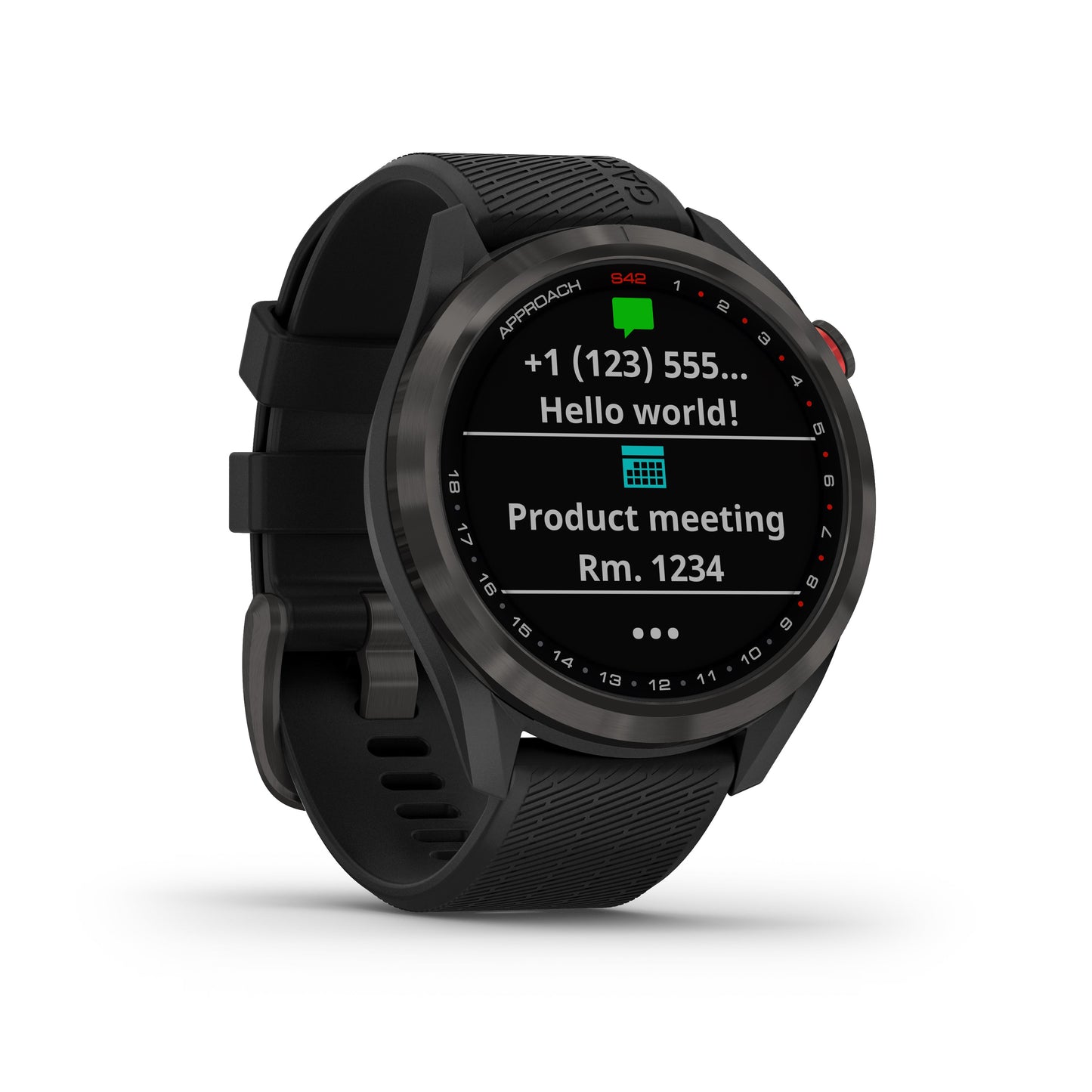 Garmin Approach S42 GPS Golfing Smartwatch - Black