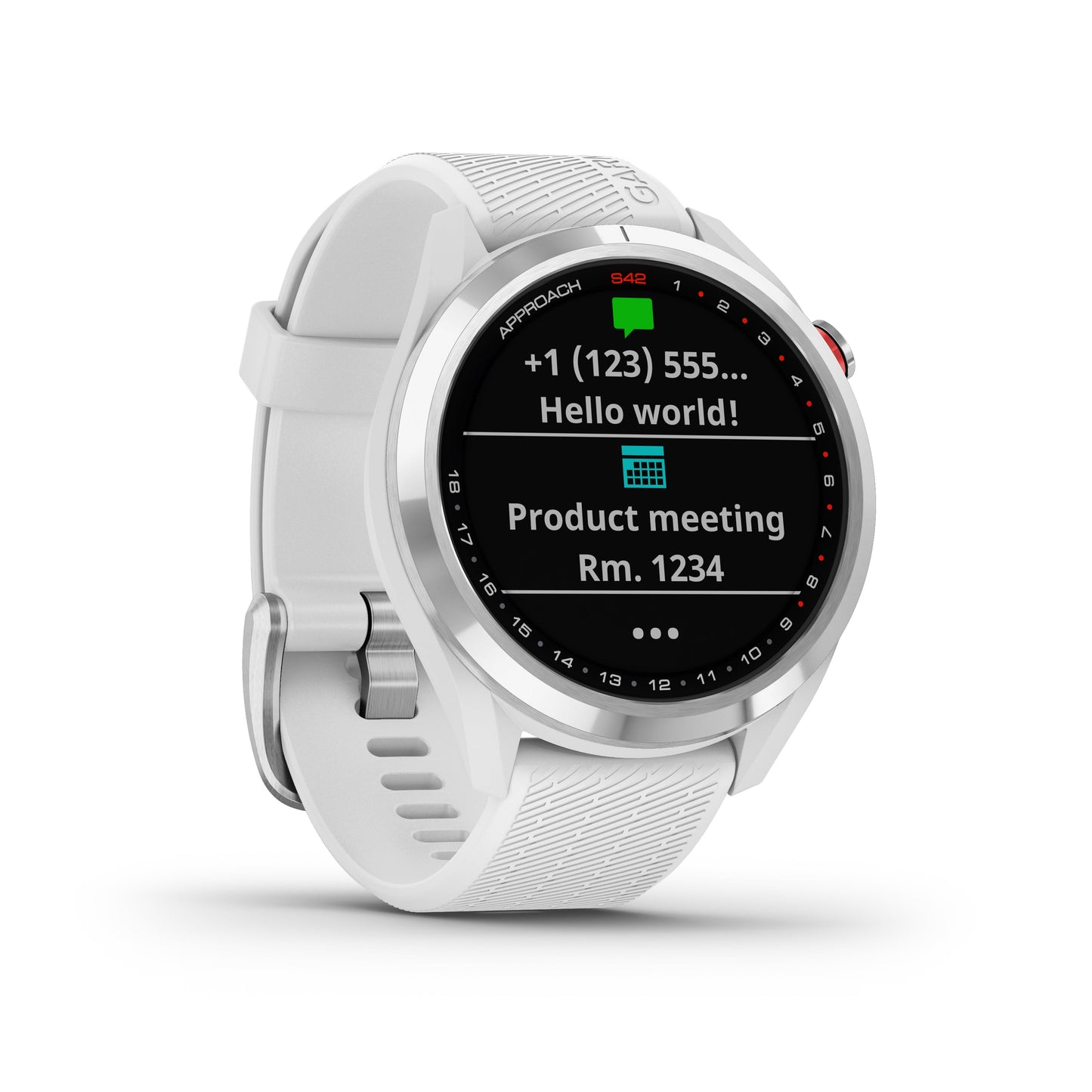 Garmin Approach S42 GPS Golfing Smartwatch - White