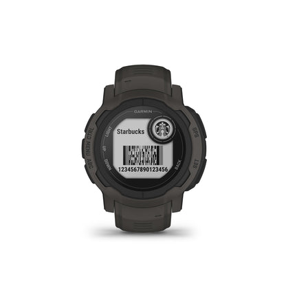 Garmin Instinct 2 Rugged GPS Smartwatch and Fitness Tracker - Graphite