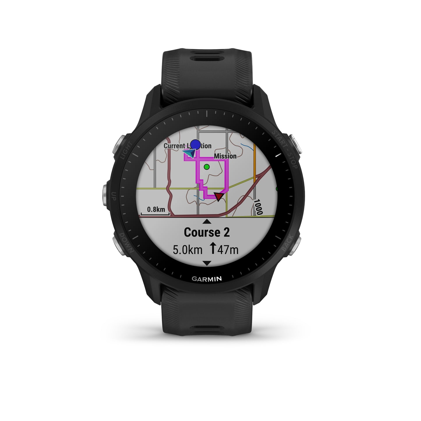 Garmin Forerunner®  955 32GB Running Smartwatch and Fitness Tracker - Black