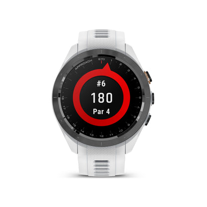 Garmin Approach® S70 1.2-in AMOLED Display Premium GPS Golfing Smartwatch - 42-mm - White