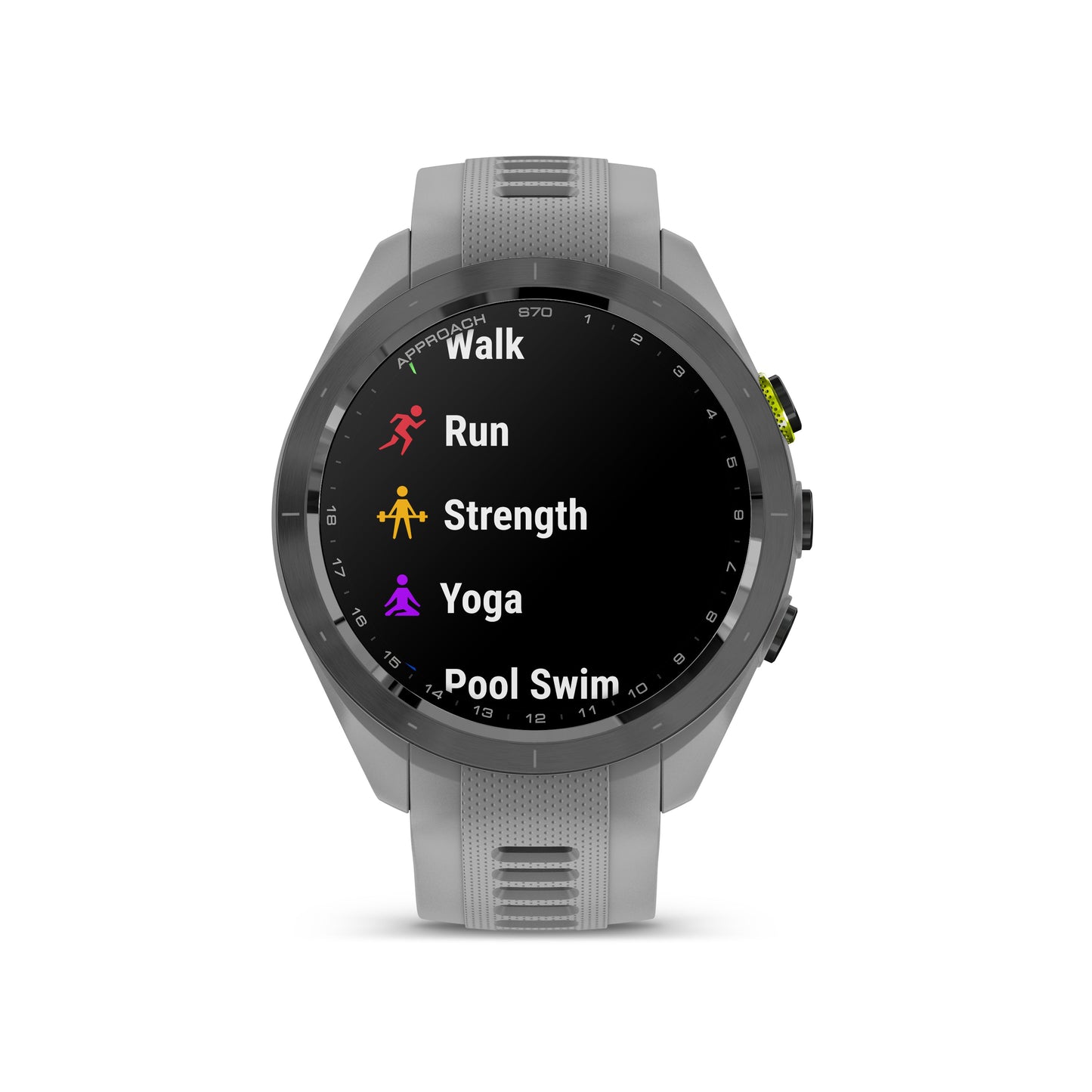 Garmin Approach® S70 1.2-in AMOLED Display Premium GPS Golfing Smartwatch - 42-mm - Grey